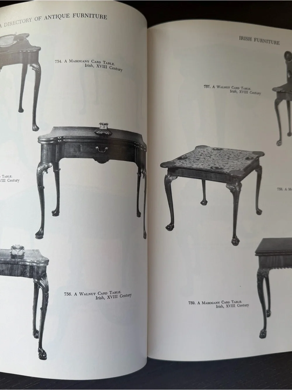 1953 A Directory of Antique Furniture F Lewis Hinckley Vintage Hardcover
